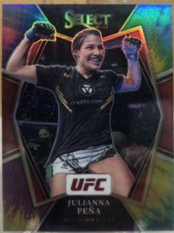 Julianna Peña 2022 Panini Select UFC Mezzanine #304 Silver