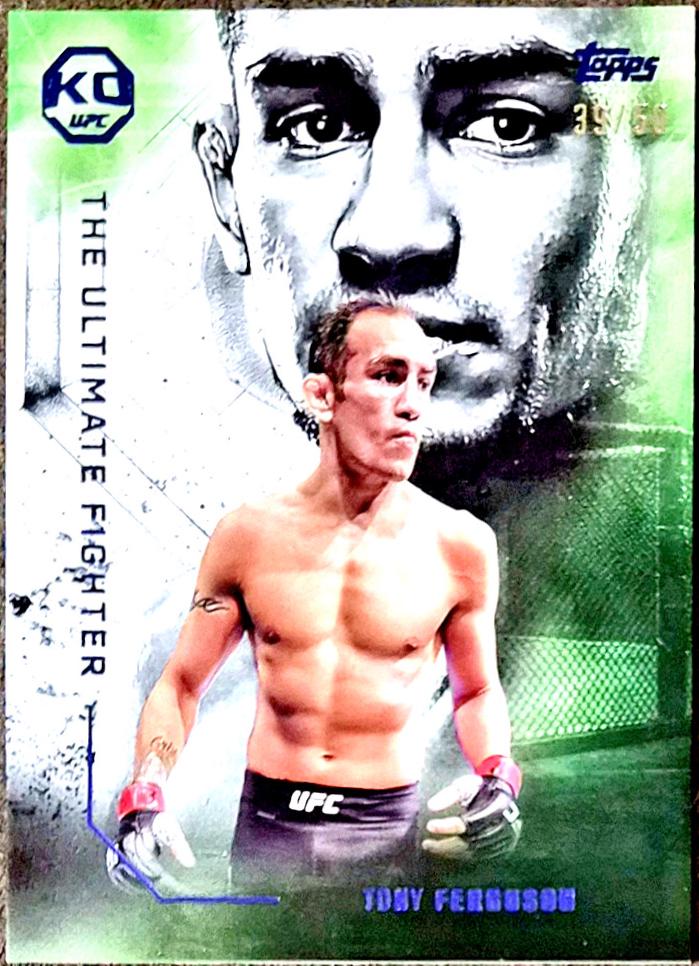 Tony Ferguson 2025 Topps Knockout UFC The Ultimate Fighter #UF-17 Blue