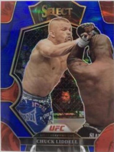 Chuck Liddell 2023 Panini Select UFC Premier Level #175 Blue Disco