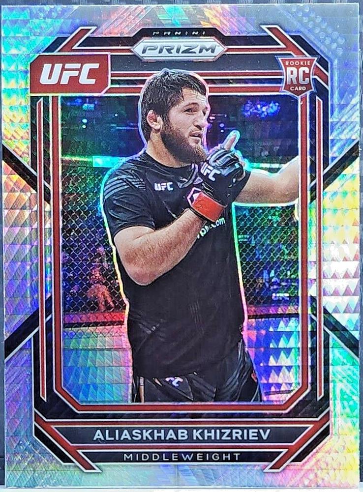 Aliaskhab Khizriev 2023 Panini Prizm UFC Base #141 Hyper