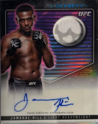 Jamahal Hill 2024 Topps Midnight UFC Relic Autographs #RCA-JHI Daybreak