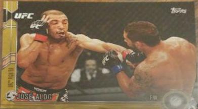 José Aldo 2015 Topps UFC Chronicles Base #127 Gold