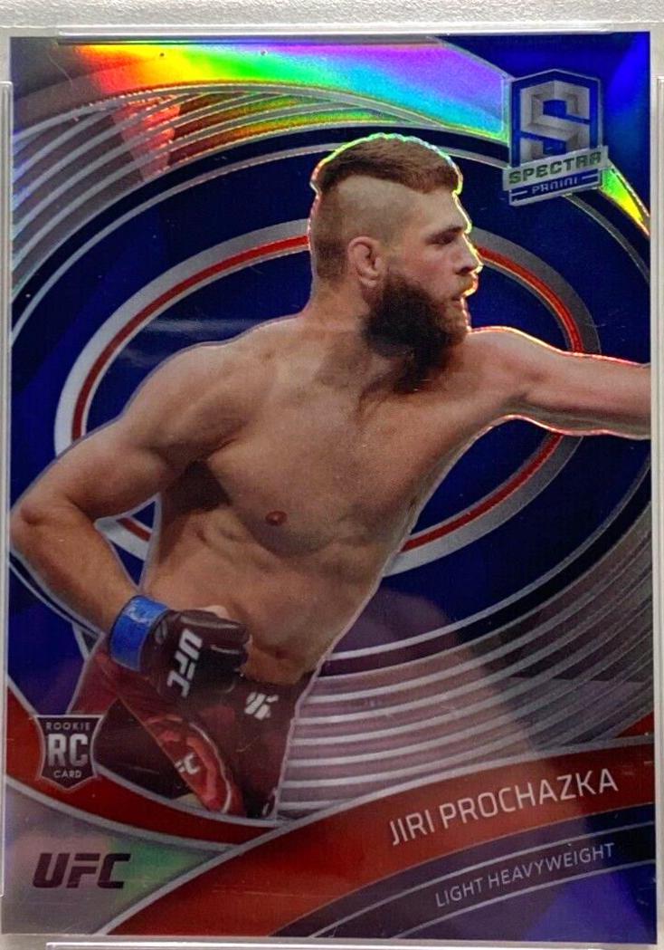 Jiri Prochazka 2021 Panini Chronicles UFC Base Spectra #291 Blue