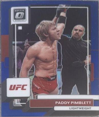 Paddy Pimblett 2023 Panini Donruss Optic UFC Base #96 Blue