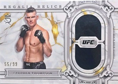 Stephen Thompson 2024 Topps Royalty UFC Regalia Relics #RAR-2 Platinum