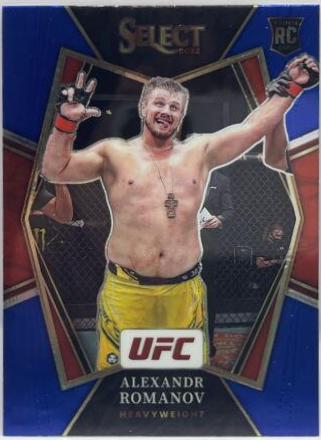Alexandr Romanov 2022 Panini Select UFC Premier Level #169 Blue Prizm