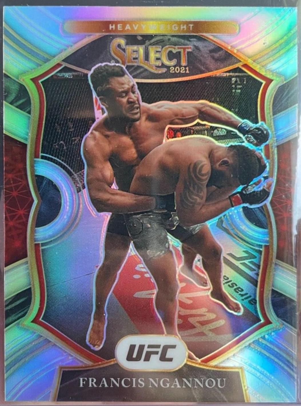 Francis Ngannou 2021 Panini Select UFC Concourse #92 Silver
