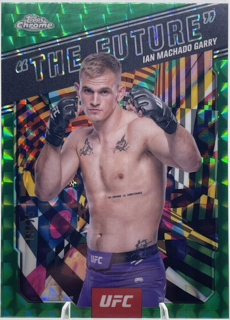 Ian Machado Garry 2025 Topps Chrome UFC AKA #AKA-6 Geometric Green Refractor
