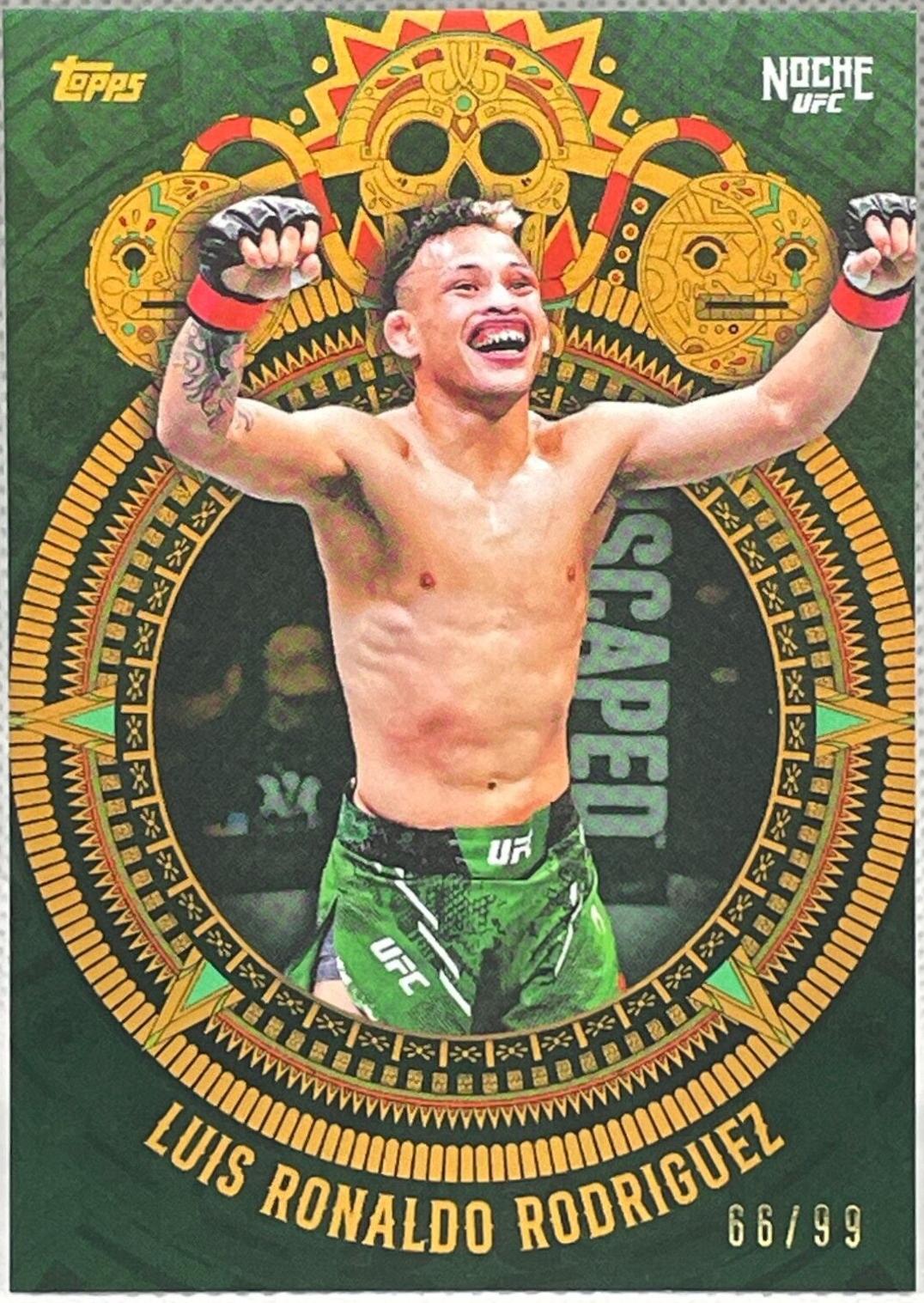 Luis Ronaldo Rodriguez 2024 Topps Noche UFC Base #16 Green