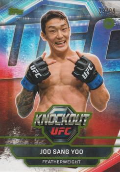 Joo Sang Yoo 2026 Topps Knockout UFC Base #63 Lime Green