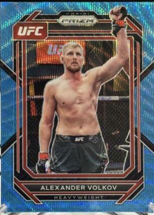 Alexander Volkov 2023 Panini Prizm UFC Base #131 Blue Wave