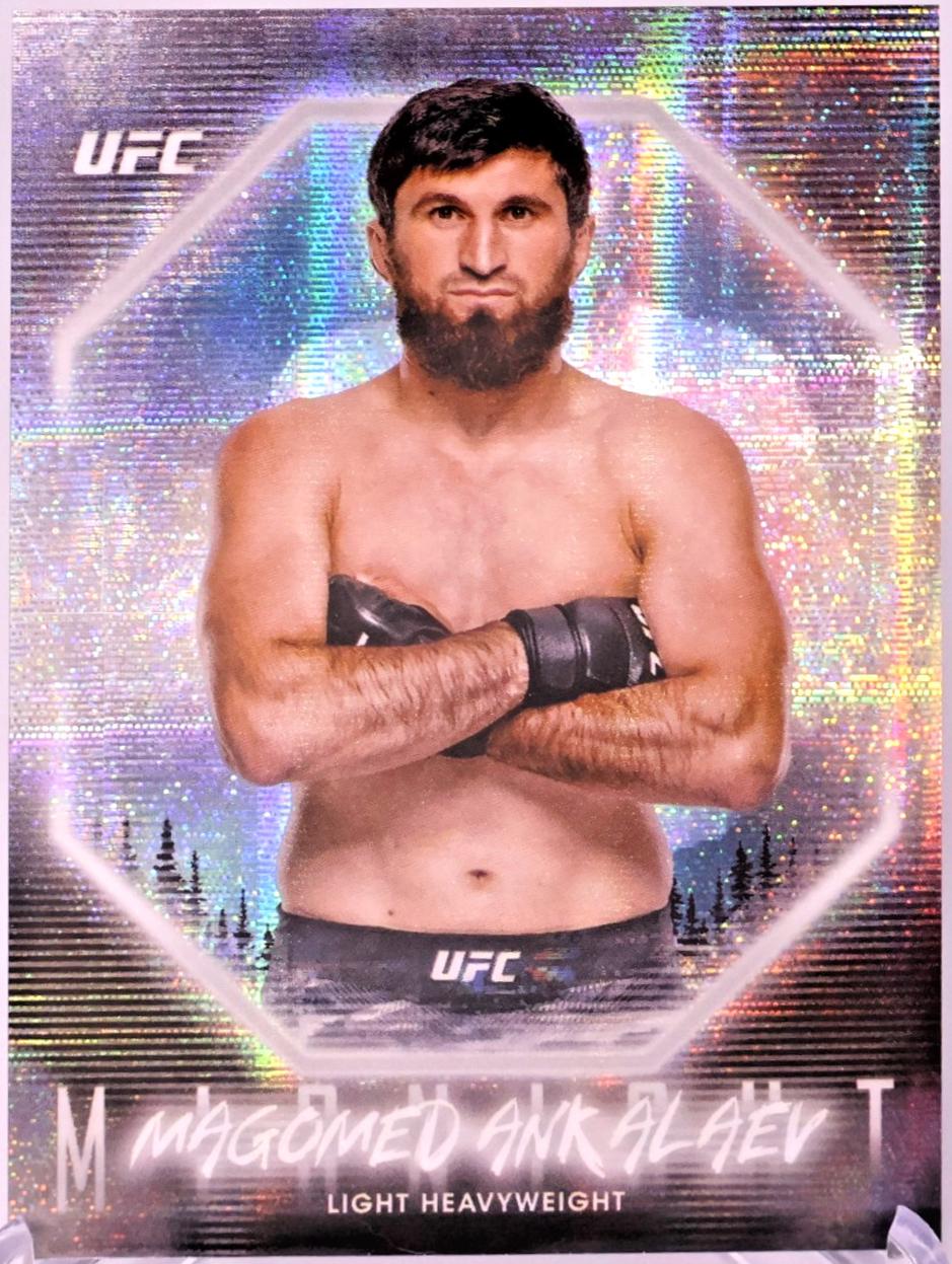 Magomed Ankalaev 2025 Topps Midnight UFC Base #78 Moon Beam