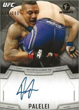 Soa Palelei 2014 Topps UFC Knockout Autographs #KA-SP Red Ink