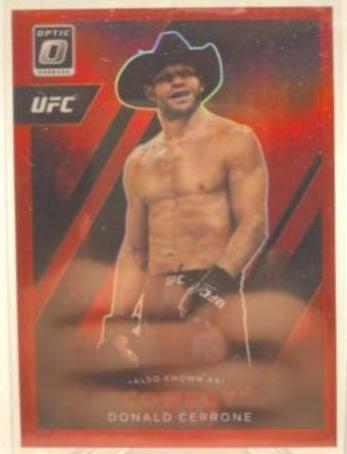 Donald Cerrone 2022 Panini Donruss Optic UFC Also Known As #21 Red