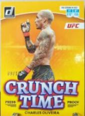 Charles Oliveira 2023 Panini Donruss UFC Crunch Time #7 Press Proof Gold