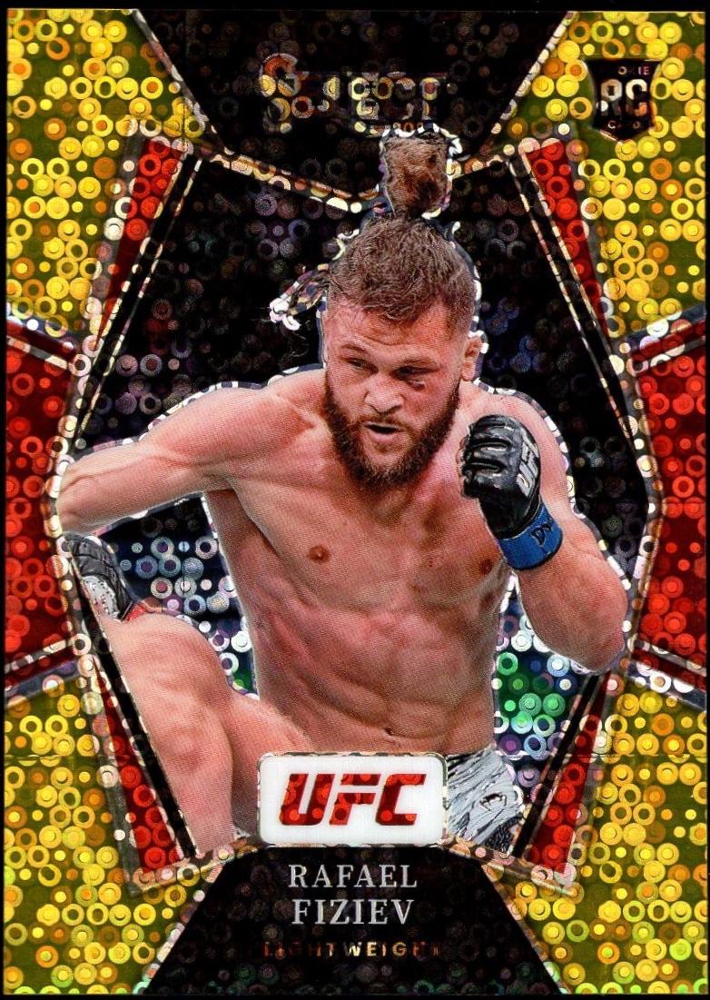 Rafael Fiziev 2022 Panini Select UFC Premier Level #147 Gold Disco