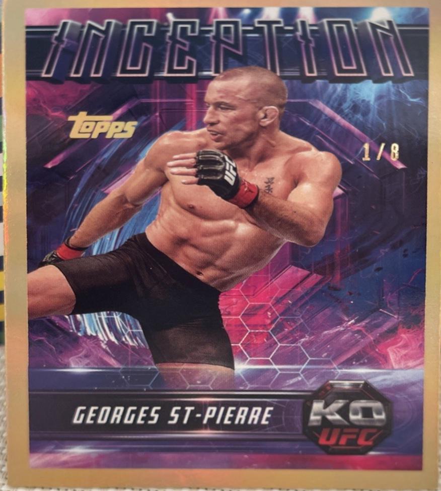 Georges St-Pierre 2025 Topps Knockout UFC Inception #IN-46 Gold