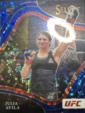 Julia Avila 2022 Panini Select UFC Octagonside #246 Blue Disco