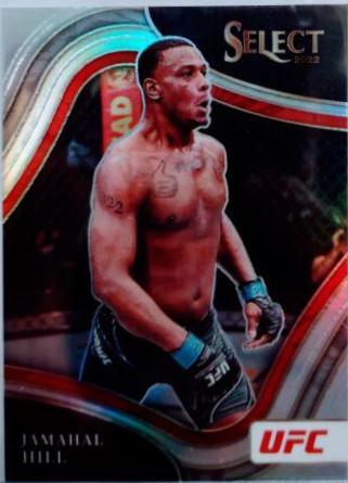 Jamahal Hill 2022 Panini Select UFC Octagonside #298 Silver