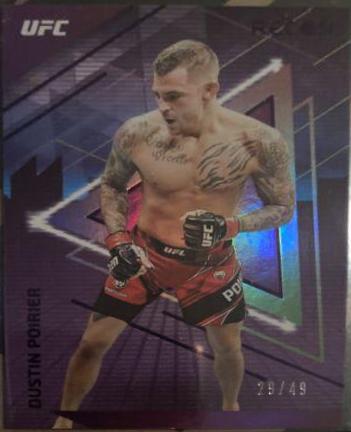 Dustin Poirier 2022 Panini Chronicles UFC Base Recon #223 Purple