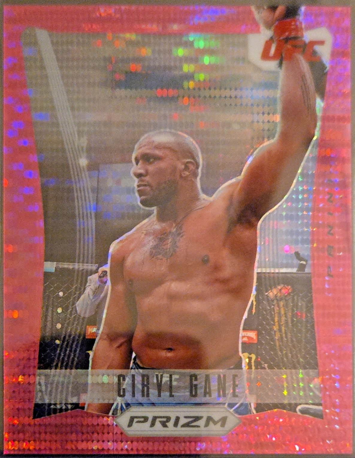 Ciryl Gane 2022 Panini Prizm UFC Prizm Flashback #16 Pink Pulsar