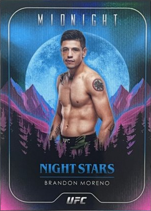 Brandon Moreno 2024 Topps Midnight UFC Night Stars #NS-30 Daybreak