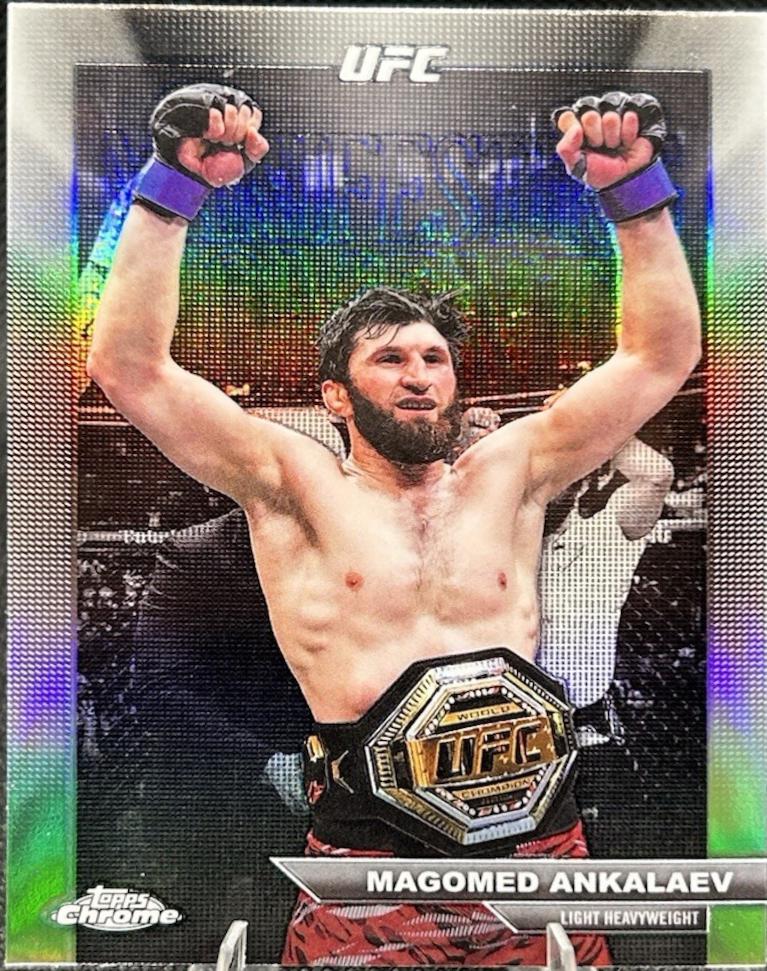 Magomed Ankalaev 2026 Topps Chrome UFC Manifesting Moments #MM-2 Refractor