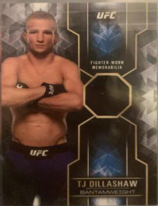 TJ Dillashaw 2017 Topps UFC Knockout Knockout Relics #KR-TD Green