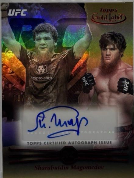Shara Magomedov 2024 Topps Gold Label UFC Rookie Autographs #RCA-SHM Red