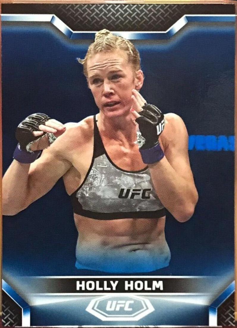 Holly Holm 2020 Topps UFC Knockout Base #20 Blue