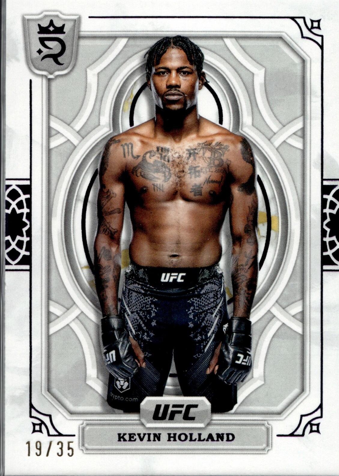 Kevin Holland 2024 Topps Royalty UFC Base #11 Purple
