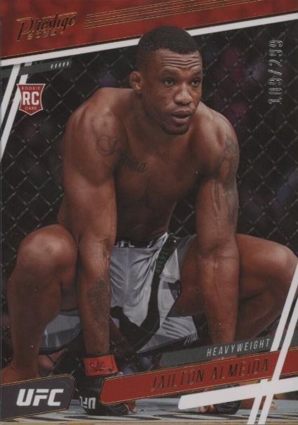 Jailton Almeida 2023 Panini Chronicles UFC Base Prestige #172 Bronze