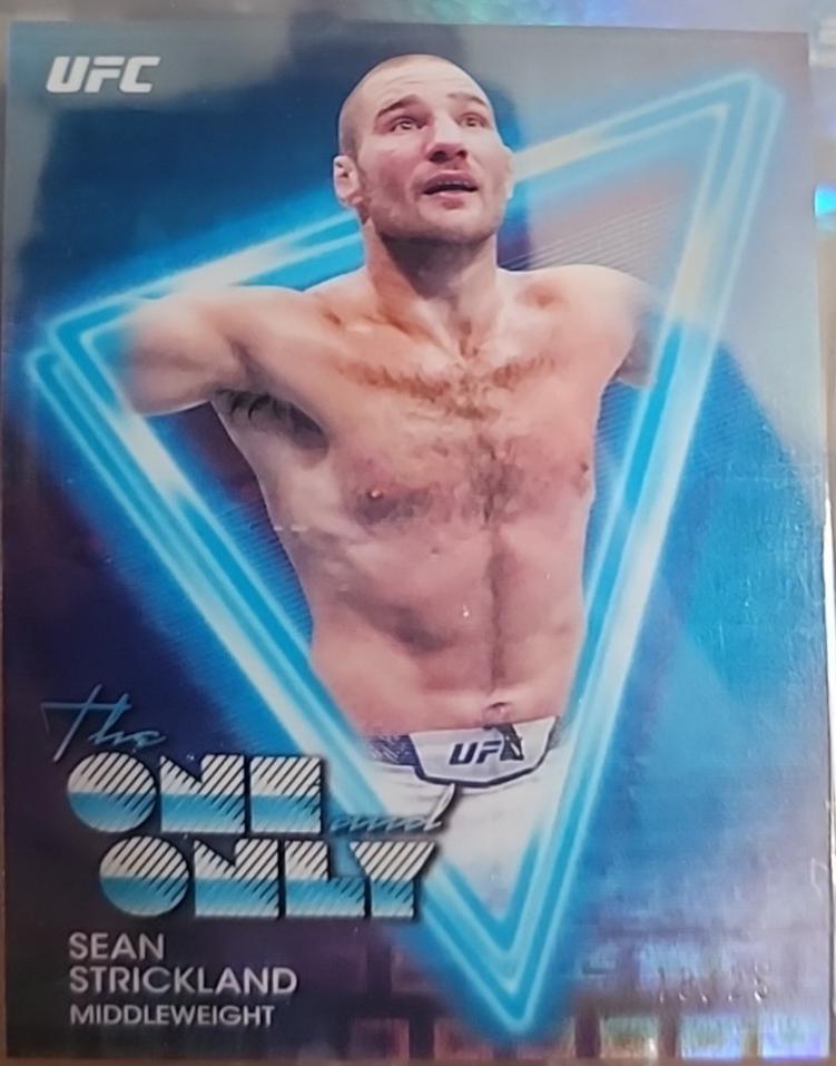 Sean Strickland 2025 Topps Midnight UFC The One and Only #OO-13 Moonrise