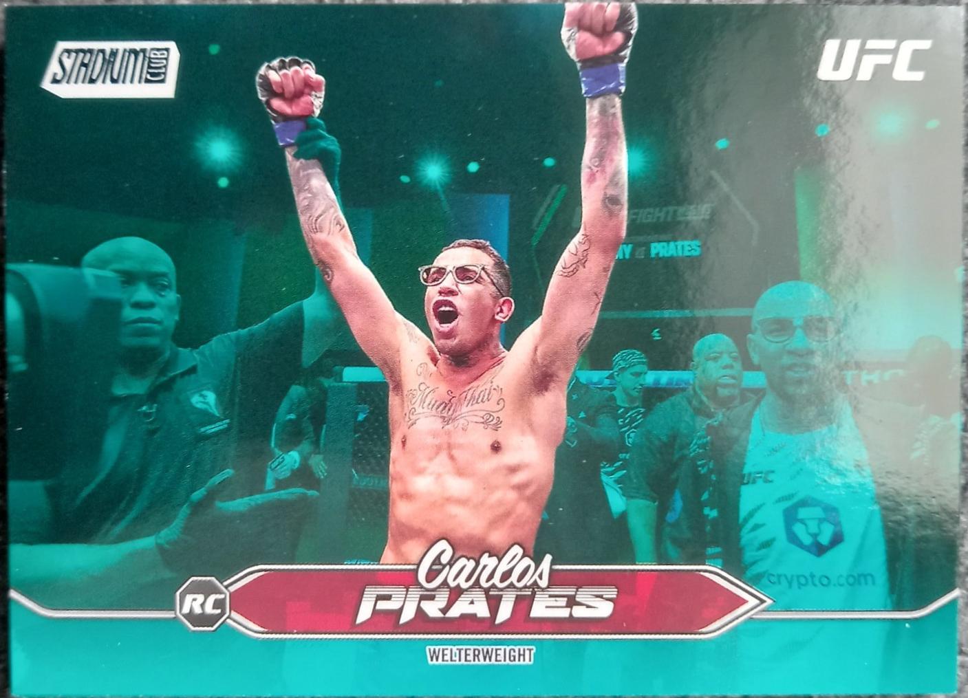 Carlos Prates 2025 Topps Stadium Club UFC Base #78 Teal