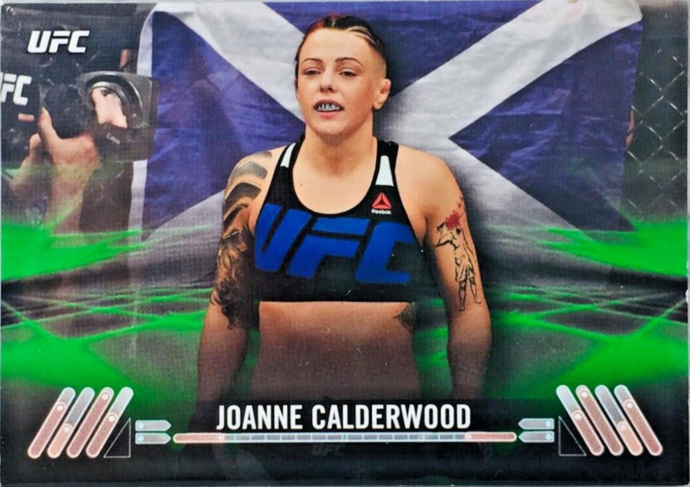 Joanne Wood 2017 Topps UFC Knockout Base #32 Green