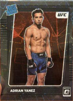 Adrian Yanez 2022 Panini Donruss Optic UFC Base #105 Black Velocity