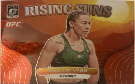 Molly McCann 2023 Panini Donruss Optic UFC Rising Suns #14 Red