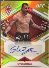 Mauricio Rua 2022 Panini Chronicles UFC Phoenix Autographs #9 Gold
