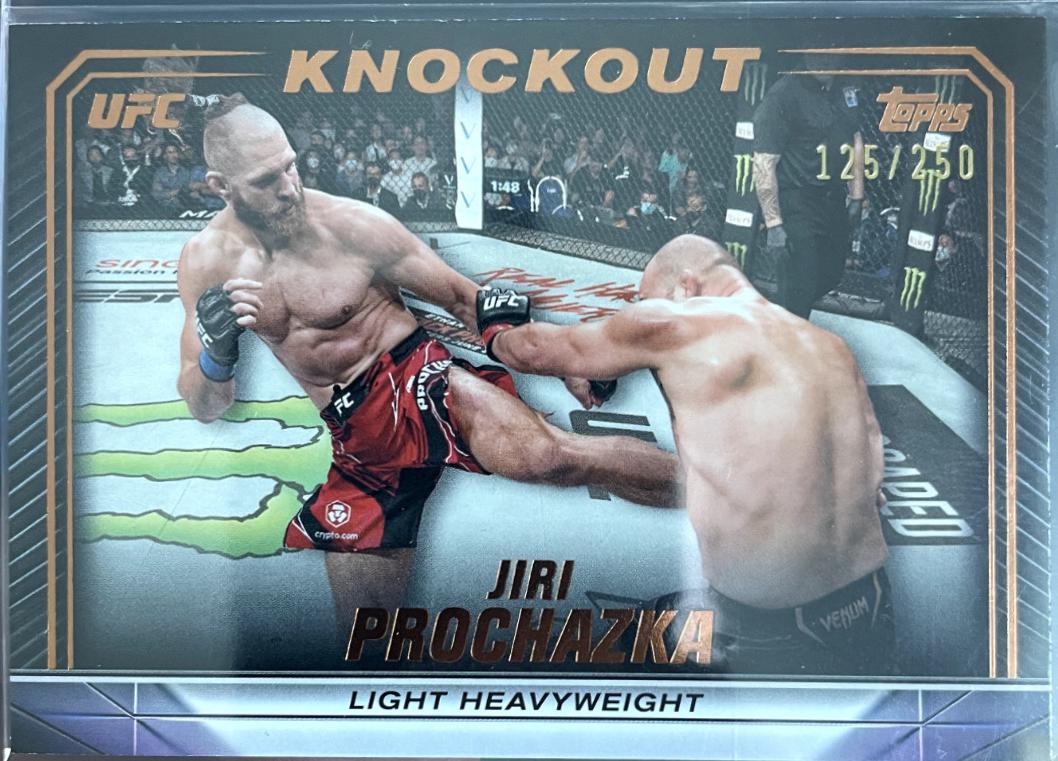 Jiri Prochazka 2024 Topps Knockout UFC Base #42 Bronze