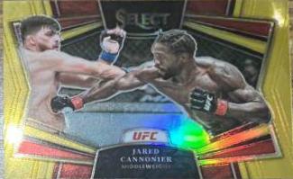 Jared Cannonier 2023 Panini Select UFC Snapshots #13 Gold