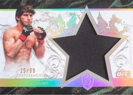 Movsar Evloev 2025 Topps Royalty UFC Star Relics #SR-ME Platinum