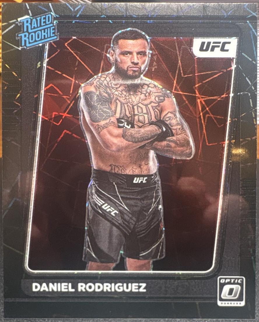 Daniel Rodriguez 2022 Panini Donruss Optic UFC Base #109 Black Velocity