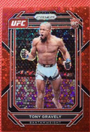 Tony Gravely 2023 Panini Prizm Under Card UFC Base #148 Red