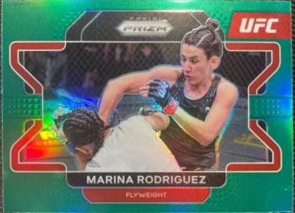 Marina Rodriguez 2022 Panini Prizm UFC Base #46 Green