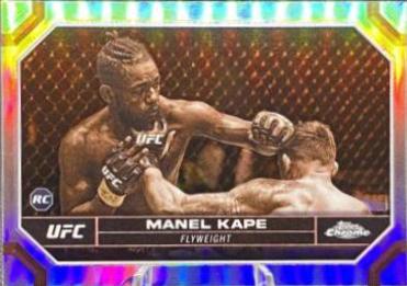Manel Kape 2024 Topps Chrome UFC Base #119 Sepia Refractor