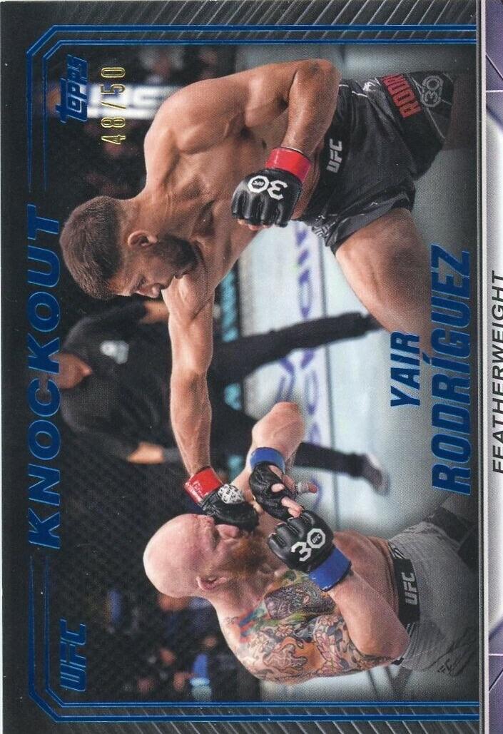 Yair Rodríguez 2024 Topps Knockout UFC Base #69 Blue