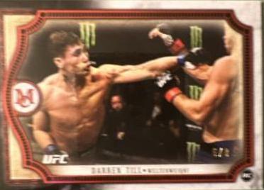 Darren Till 2018 Topps UFC Museum Collection Base #13 Ruby