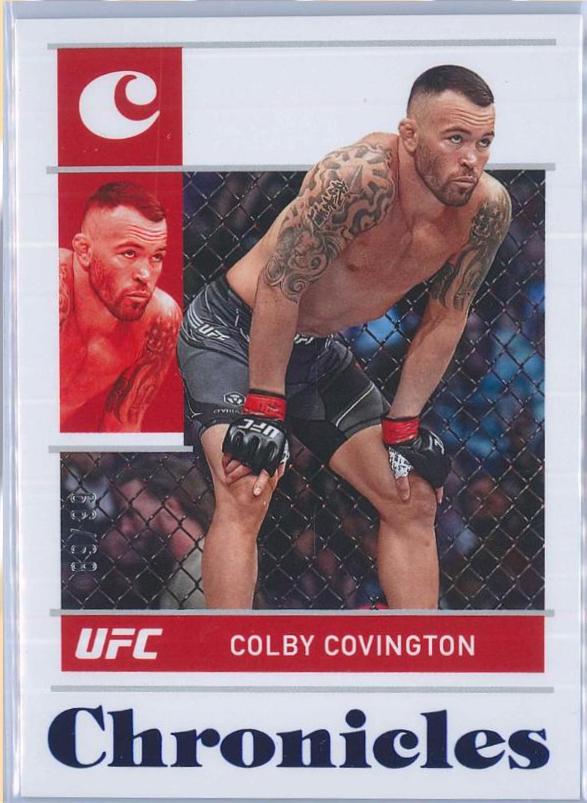 Colby Covington 2022 Panini Chronicles UFC Base Chronicles #51 Blue