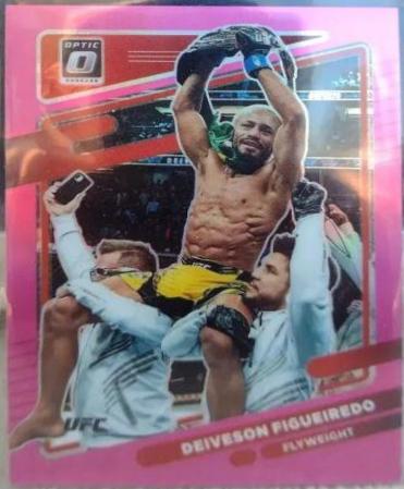 Deiveson Figueiredo 2022 Panini Donruss Optic UFC Base #4 Pink