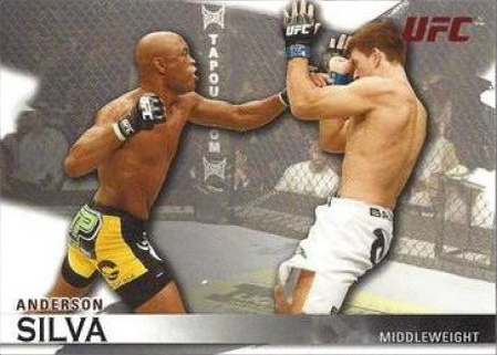 Anderson Silva 2010 Topps UFC Knockout Base #14 Octagon Mat